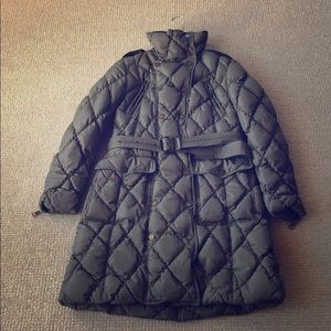 Burberry D-ring Army Green down jacket Size S